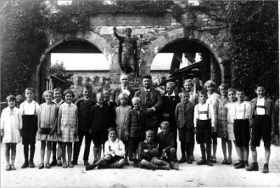 Ausflug Saalburg  mit Lehrer Monz